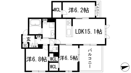 【間取り】