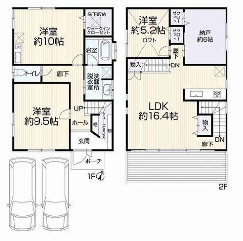 【間取り】 | 藤沢市石川5丁目　中古戸建 | 藤沢市石川5丁目　中古戸建