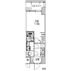 S-RESIDENCE難波大国町Tresの間取り