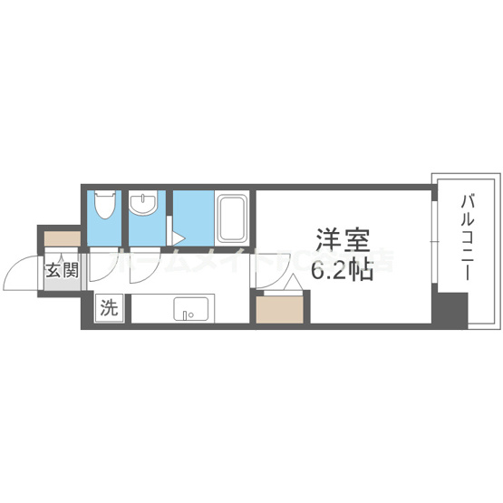 【間取り】 | プレサンス難波デヴァンテ