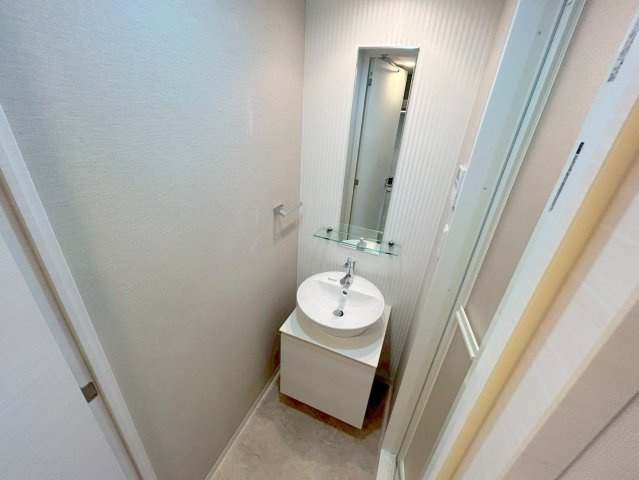 S-RESIDENCE新大阪駅前の洗面所