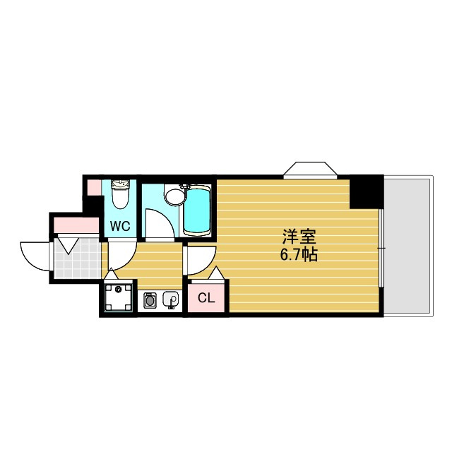 コスモプラザ新大阪の間取り
