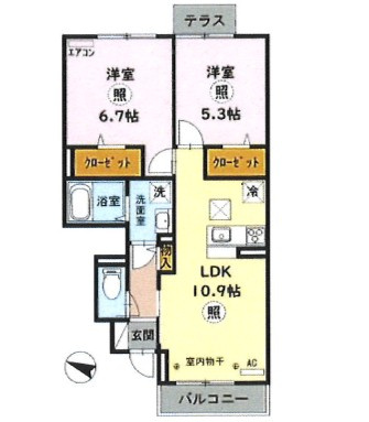 アザレアの間取り