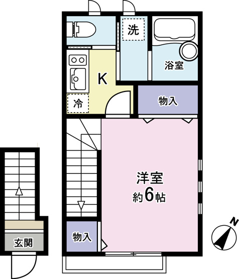 【間取り】 | ルミエール沼袋