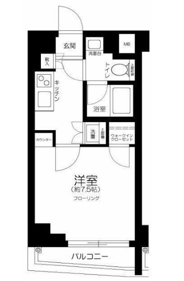 AXAS-IARETH西大島の間取り