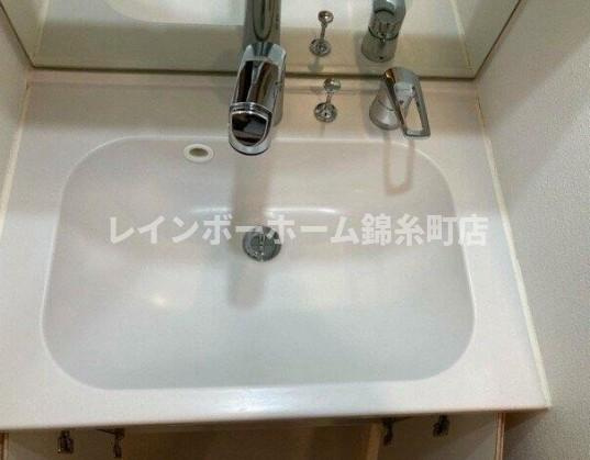 江東区大島３丁目の賃貸マンションの独立洗面台