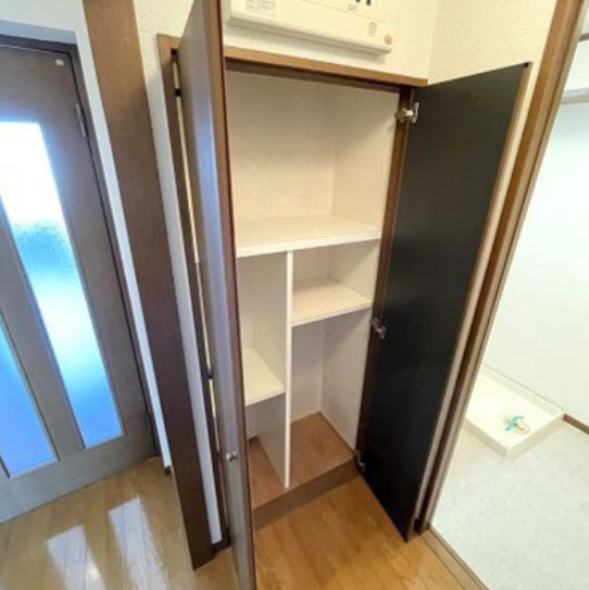 熊本市中央区帯山７丁目の賃貸マンションの玄関|明るい玄関です