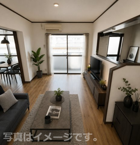 熊本市中央区帯山７丁目の賃貸マンションの居間・リビング|※写真はイメージです。現況優先。