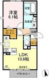 プランドール華陽の間取り