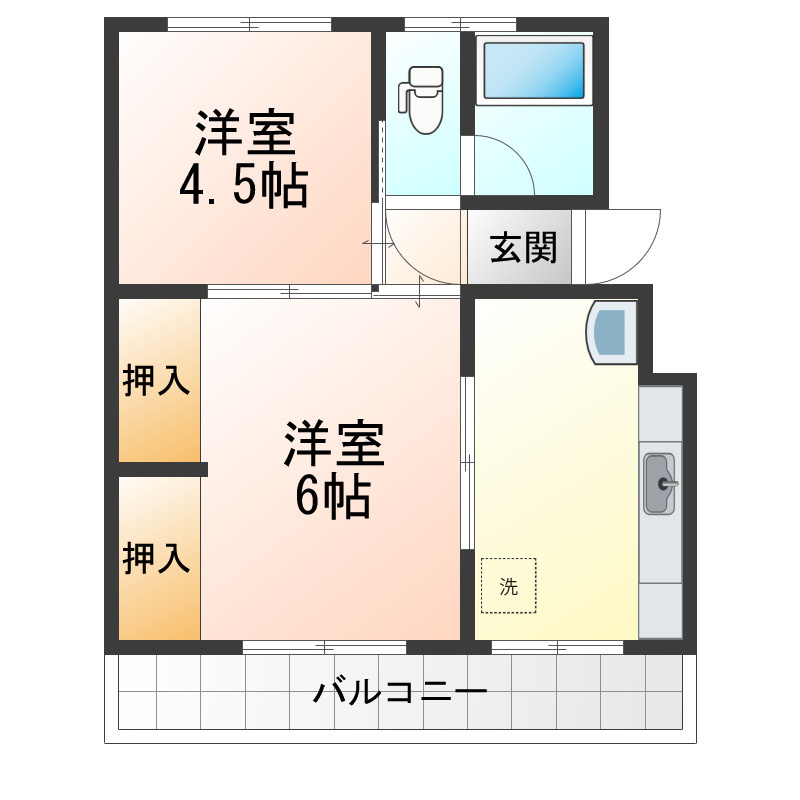 秀山ビルの間取り