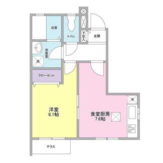【間取り】 | Ｋ’Ｓフラット | 間取りです。