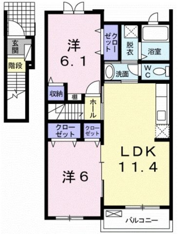 【間取り】 | 風琳館　Ⅰ