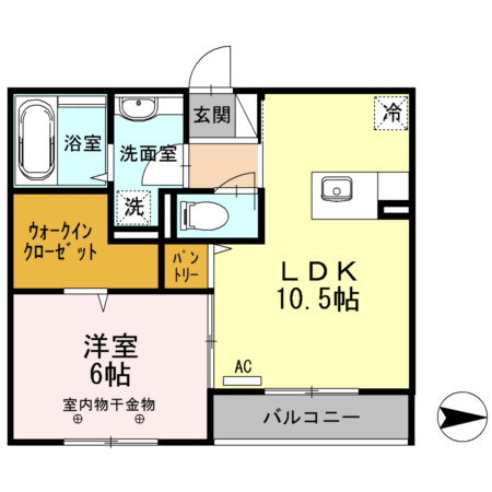 リバーサイドヴィラ錦糸町の間取り