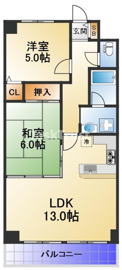 【間取り】 | プライブ城東中央