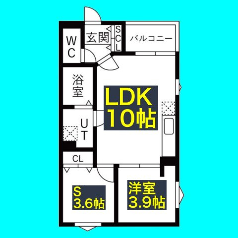 DEVELD西又兵ヱの間取り