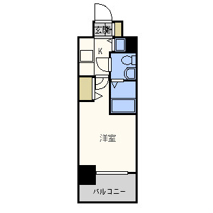 エスリード梅田北の間取り|エスリード梅田北　開放感ある間取り