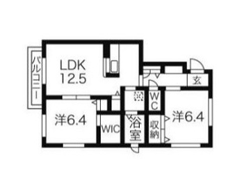 【間取り】 | エスポワール | 間取りです。