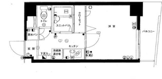 【間取り】 | エスコート渋谷 | 間取りです。