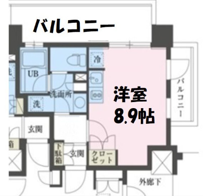 ガレリア東新宿の間取り|ガレリア東新宿
