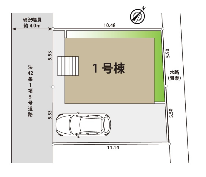 新築/さいたま市見沼区新堤　全１棟の間取り|広々使える4LDK