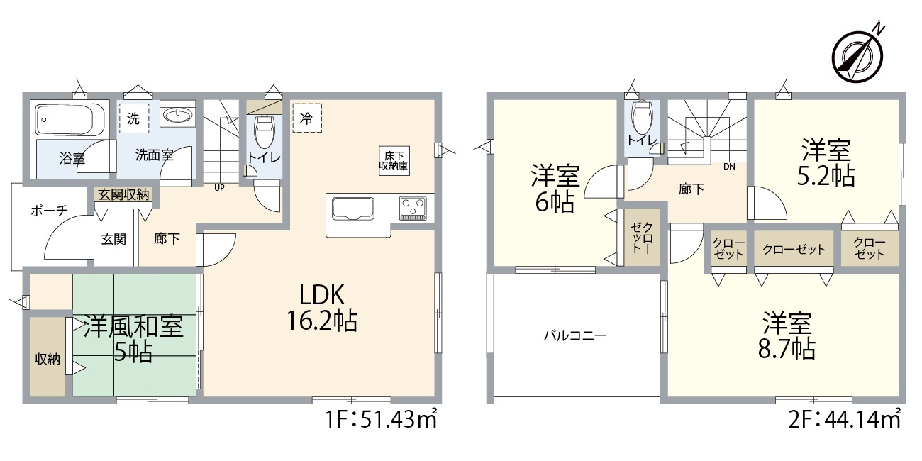 新築/さいたま市見沼区新堤　全１棟の外観|（２０２６年８月撮影）