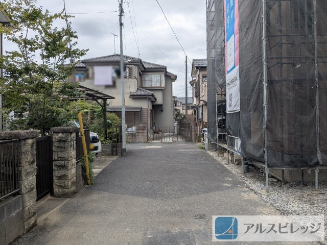 新築/さいたま市見沼区新堤　全１棟の前面道路含む現地写真|前面道路