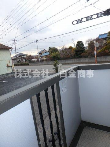 グランディール坂戸三光のバルコニー