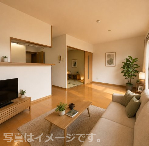 熊本市中央区新屋敷２丁目の賃貸マンションの居間・リビング|※写真はイメージです。現況優先。