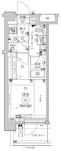 レアライズ立石Ⅱの間取り|間取りです。