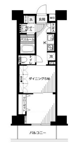 日神デュオステージ浅草三筋の間取り|間取りです。