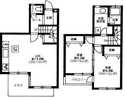 グリーンガーデン成城の間取り