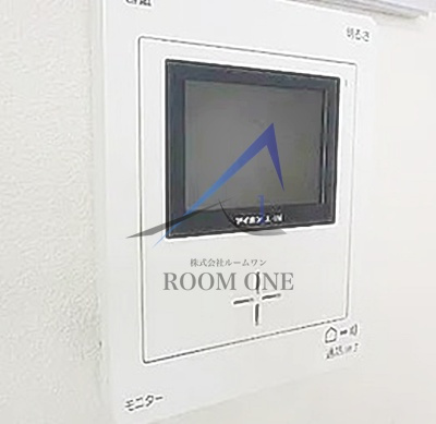 谷田貝ビルのセキュリティ|モニター付きインターホンです。