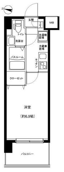 【間取り】 | グランフォース西川口