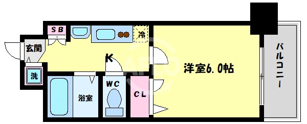 プレサンス中之島公園グラシアの間取り|プレサンス中之島公園グラシア　間取り