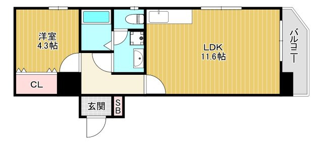 【間取り】 | 山一守口壱番館