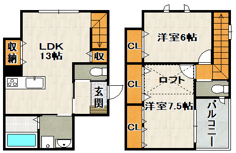 AMAテラスの間取り