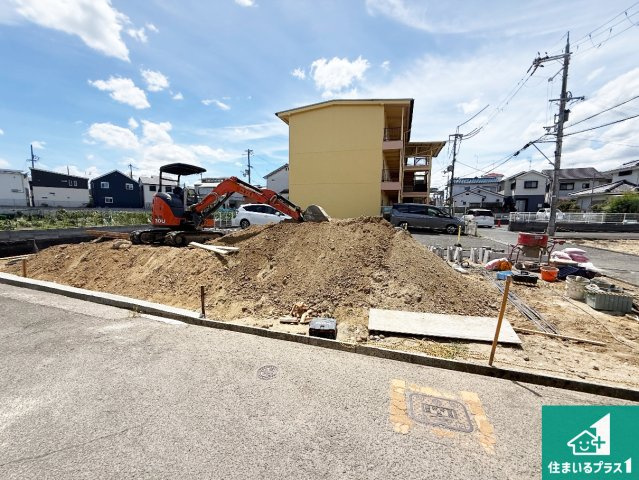 藤井寺市国府　第1期　新築一戸建ての外観|現在の進捗状況です！順調に作業進行中、完成が待ち遠しいです！詳細の間取り等、お気軽にお問い合わせください！
