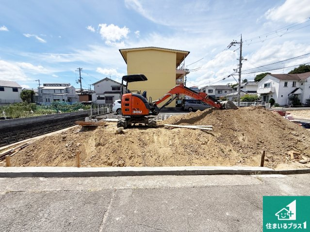 藤井寺市国府　第1期　新築一戸建ての外観|現在の進捗状況です！順調に作業進行中、完成が待ち遠しいです！詳細の間取り等、お気軽にお問い合わせください！