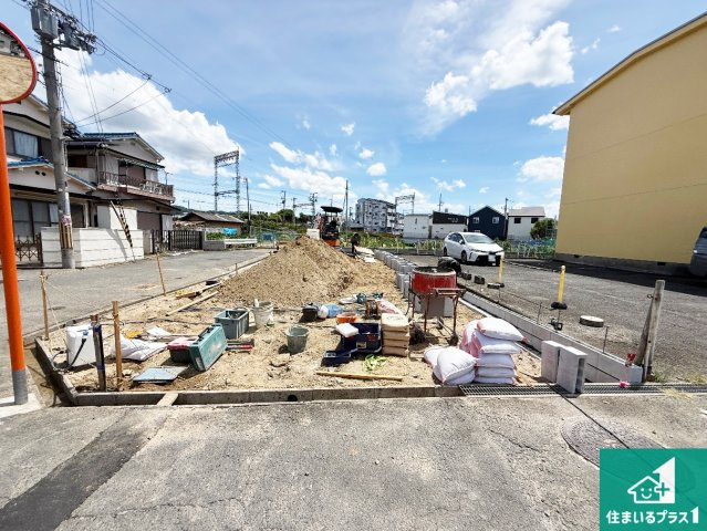 藤井寺市国府　第1期　新築一戸建ての外観|現在の進捗状況です！順調に作業進行中、完成が待ち遠しいです！詳細の間取り等、お気軽にお問い合わせください！
