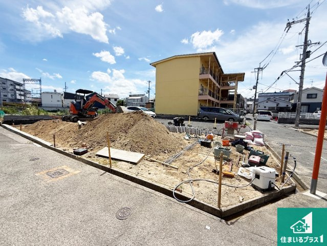 藤井寺市国府　第1期　新築一戸建ての外観|現在建築中！落ち着いた街並みで新生活を始めることが出来そう！周辺の物件も併せてご紹介させて頂きます！