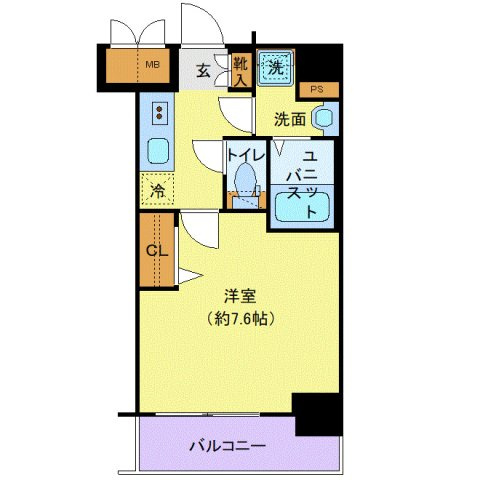 プレサンス新宿中落合メーディオの間取り