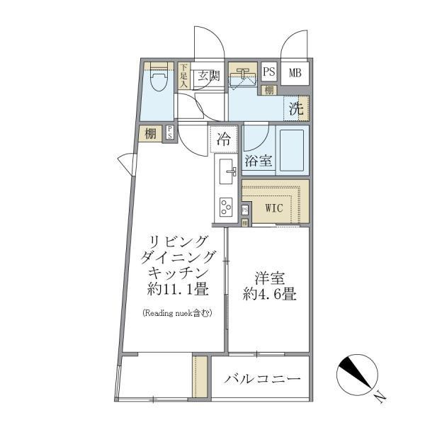 ＣＯＭＰＯＳＩＴＥ　大井町　ＨＩＬＬＴＯＰの間取り