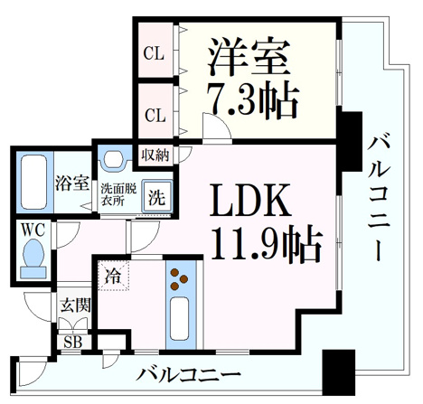 RICイーストコート参番街101号棟