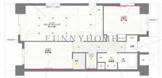 【間取り】 | プライムアーバン目黒リバーフロント