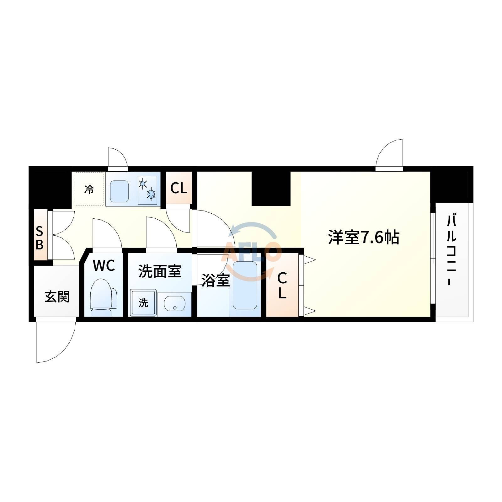 グレンパーク新大阪Ⅱの間取り|グレンパーク新大阪Ⅱ　間取り