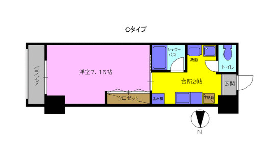 明日香大分駅南の間取り