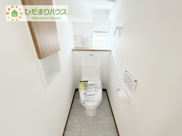 【トイレ】 | つくば市小野川　新築戸建　1号棟 | トイレは1F、2F共に完備！取り合いになることがありませんね(^^)/