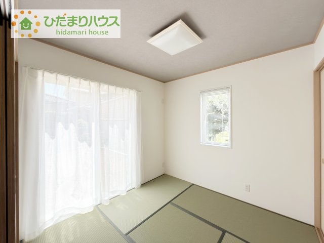 【和室】 | つくば市小野川　新築戸建　1号棟 | 小さなお子さまのいる方におすすめ！リビング横の和室でお子様が遊んでる様子も確認できます(^^)/