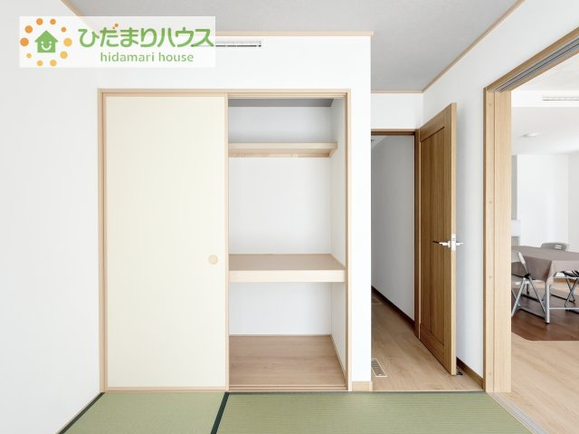 【収納】 | つくば市小野川　新築戸建　1号棟 | 和室の収納は横開きクローゼット！