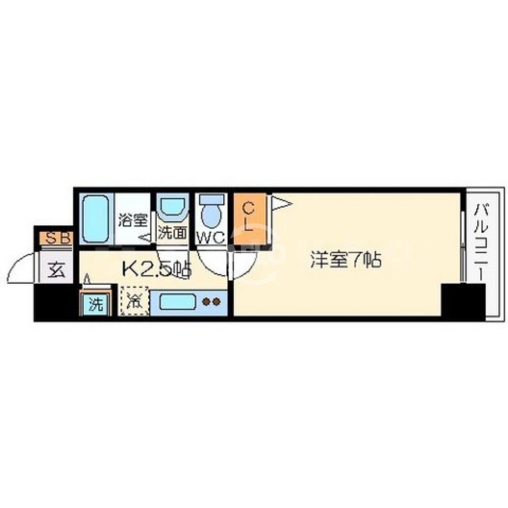 グラマシー心斎橋東の間取り|ユーカ心斎橋東　間取り